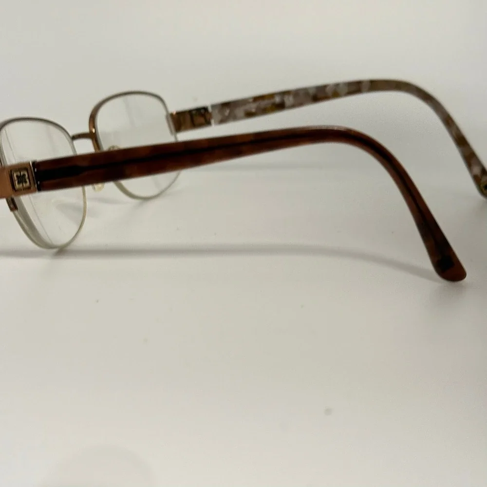 Liz Claiborne 359 0JDF Eyeglasses Copper Brown Tortoise Semi-Rimless Frames 135